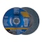 Pferd 6" x 7/8" A.H. POLIFAN Flap Disc - Z PSF EXTRA STEELOX, Zirconia, 40 Grit, Conical 60640 - alternate 1